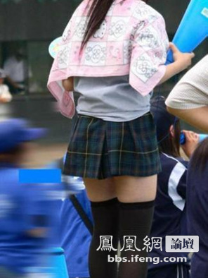 日本女生一穿上校服就很女神 齐B小短裙