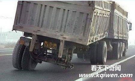 史上最牛司机 汽车少了轮子照样开(组图)
